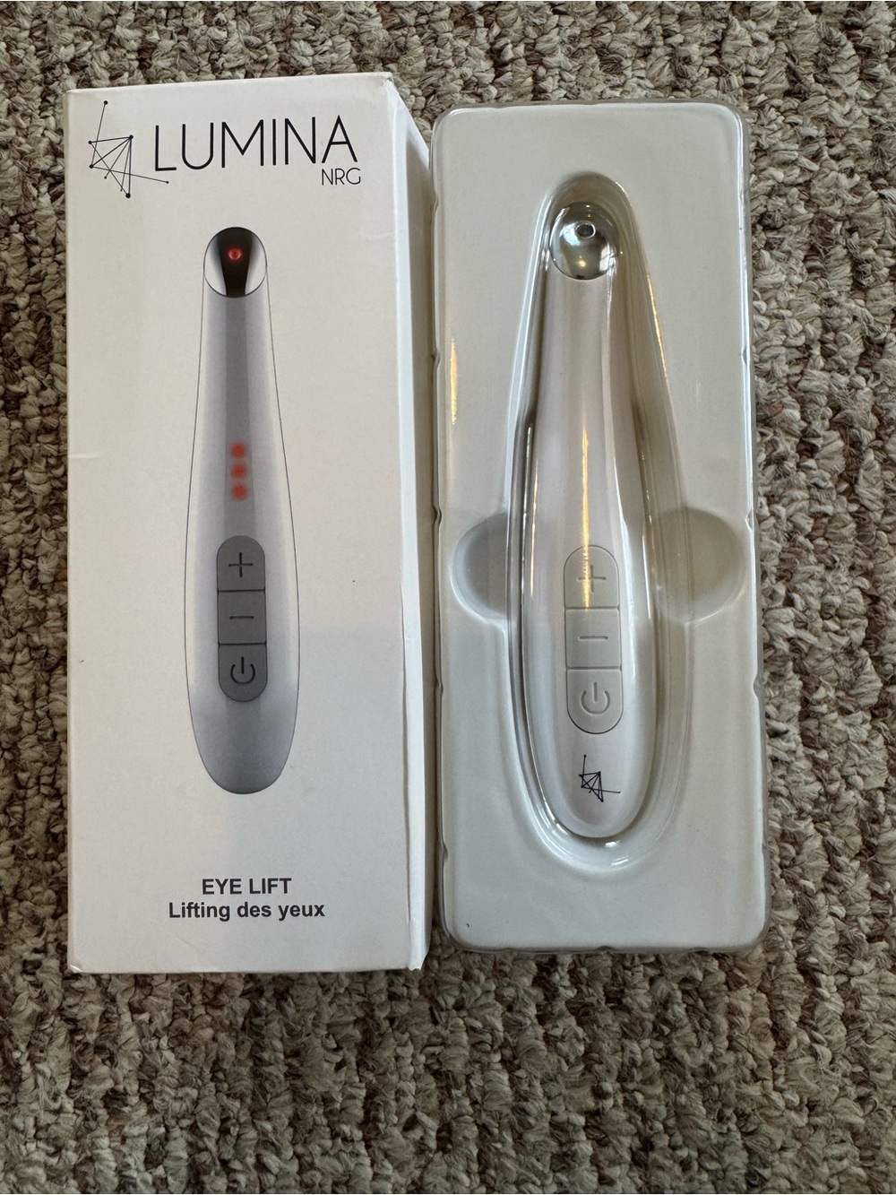 Lumina NRG Eye Lift Device in White